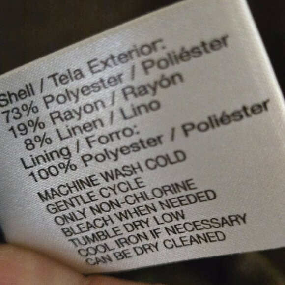 Oscar De La Renta Vintage 90s Quiet Luxury Brown Embroidered Dress Suit Size 12 - Picture 11 of 12